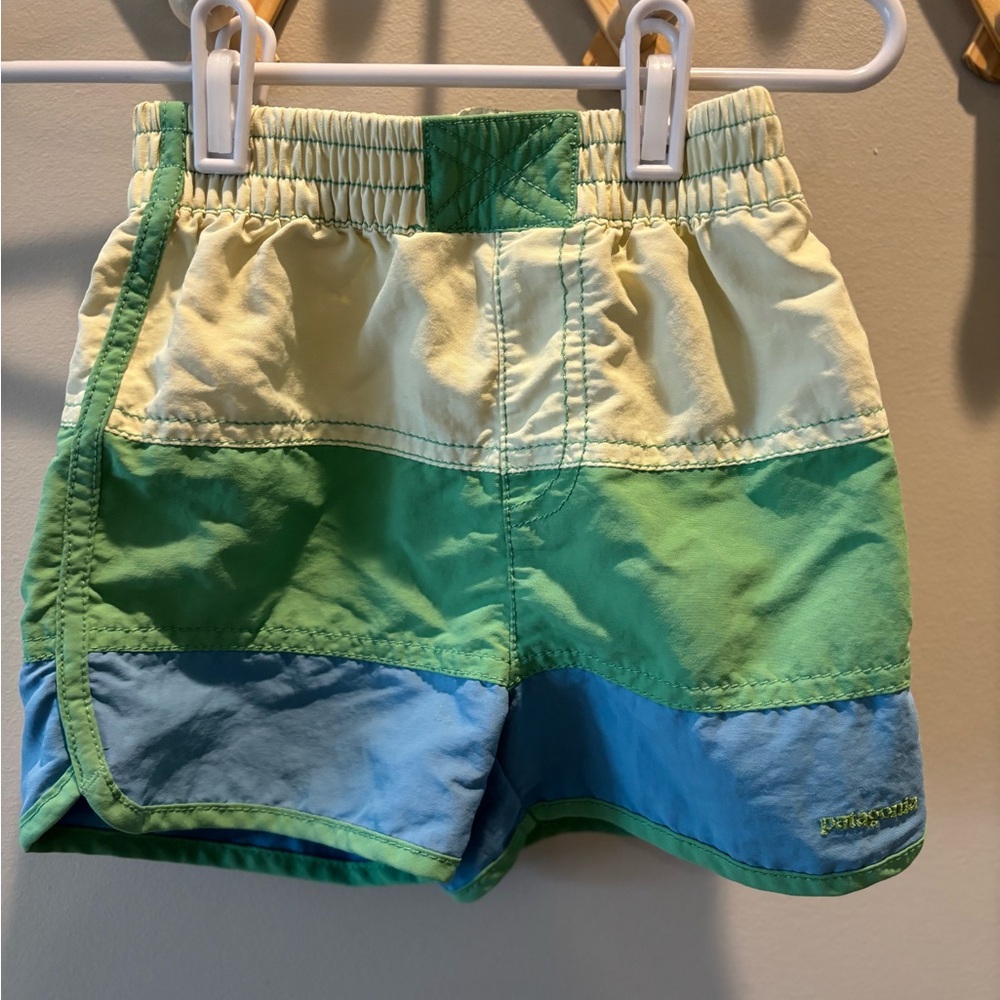 Patagonia Kids Colorblock Boardshorts 5T